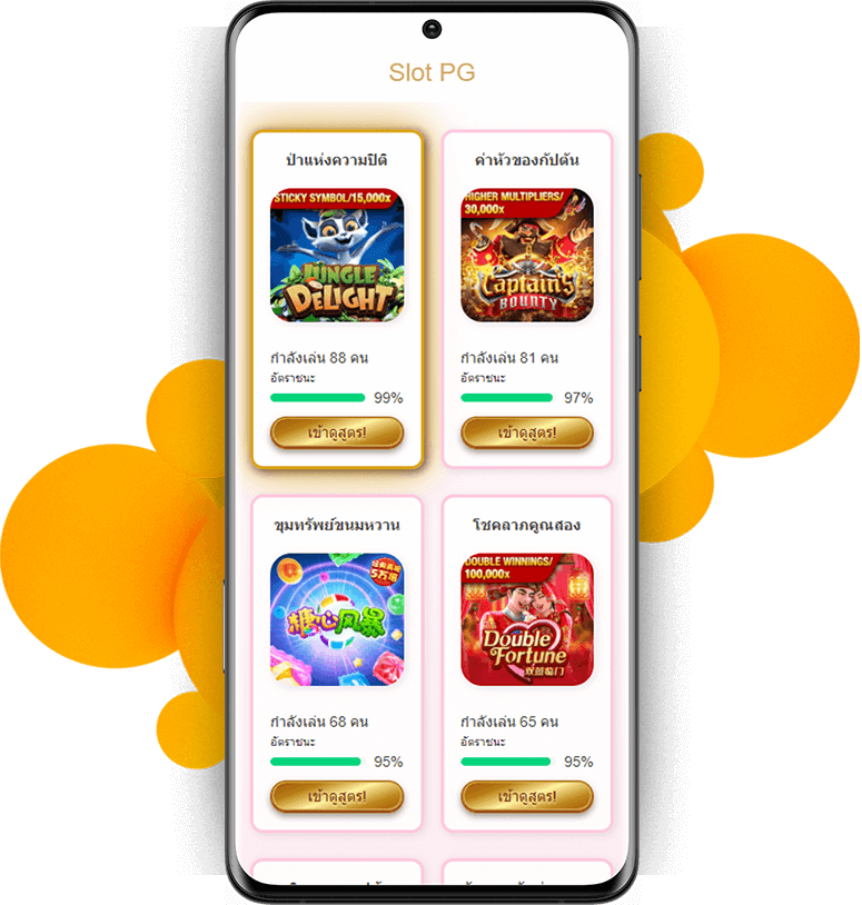 Slot PG Mobile App Screen